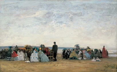 Der Strand bei Trouville